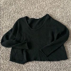 Cropped thrifted sweater